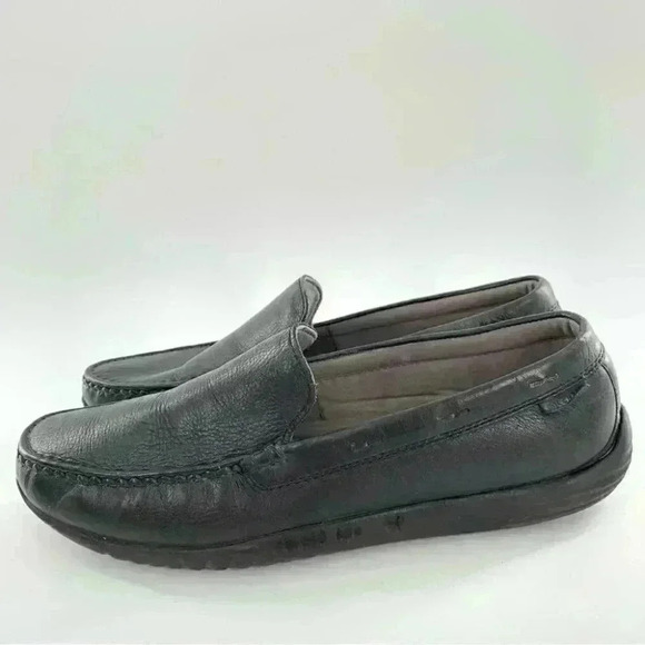 Cole Haan mens flats size 11.5 black leather grand OS driving loafers main image 14